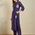 Women Ethnic Motifs Embroidered Pleated Thread Work Pure Cotton Kurta with Trousers