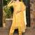 Ethnic Motifs Embroidered Thread Work Pure Cotton Kurta with Trousers & Dupatta