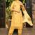 Ethnic Motifs Embroidered Thread Work Pure Cotton Kurta with Trousers & Dupatta