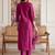 Women Floral Regular Thread Work Kurta with Trousers & With Dupatta
