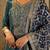 Paisley Yoke Design Sweetheart Neck Zari Straight Kurta & Trousers With Dupatta