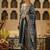 Paisley Yoke Design Sweetheart Neck Zari Straight Kurta & Trousers With Dupatta