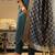 Paisley Yoke Design Sweetheart Neck Zari Straight Kurta & Trousers With Dupatta