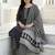 Plus Size Printed Mirror Work Pure Cotton Kurta with Palazzos & With Dupatta