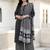 Plus Size Printed Mirror Work Pure Cotton Kurta with Palazzos & With Dupatta