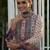 Floral Printed Mirror Work Liva Kurta with Palazzos & Dupatta