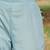 Blue Floral Embroidered Thread Work Straight Kurta With Trousers & Dupatta