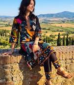 Women Ethnic Motifs Printed Regular Pure Cotton Kurta with Trousers