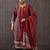 Women Printed Regular Thread Work Pure Cotton Kurta with Trousers & With Dupatta