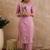 Women Floral Embroidered Regular Thread Work Pure Cotton Kurta with Trousers