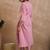 Women Floral Embroidered Regular Thread Work Pure Cotton Kurta with Trousers