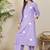 Women Floral Embroidered A-Line Kurta with Palazzos