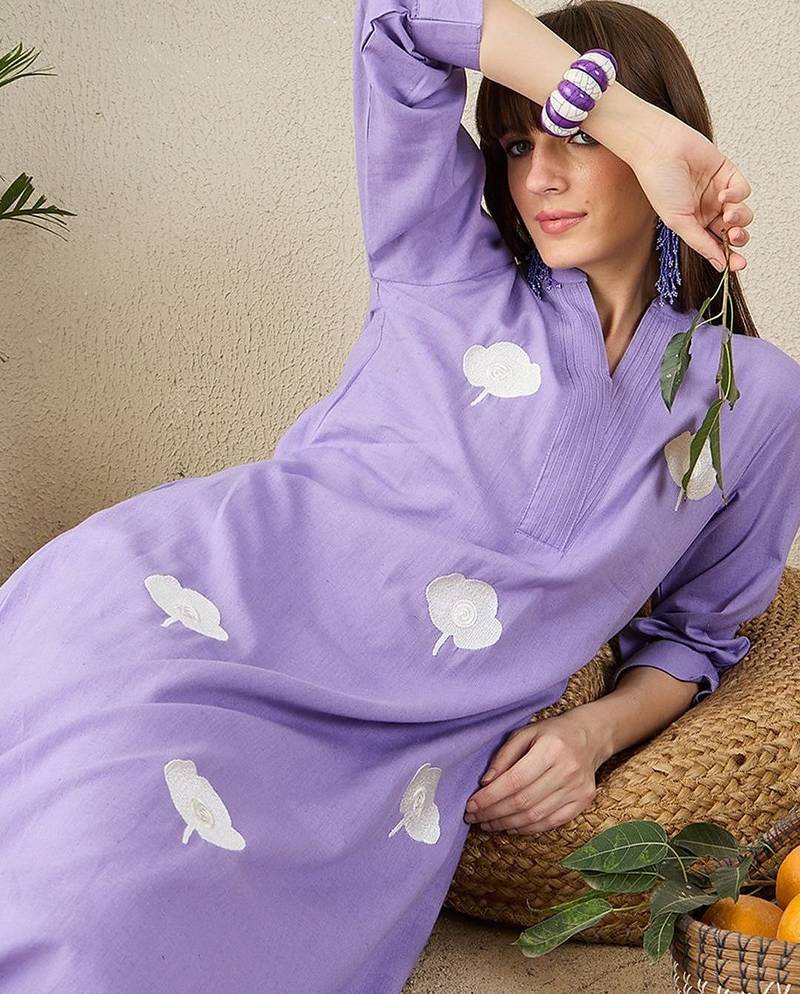 Women Floral Embroidered A-Line Kurta with Palazzos