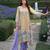 Women Floral Printed Regular Mirror Work Liva Kurta with Palazzos & With Dupatta