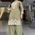 Light Green sequin and Embroidery Work Silk Blend Salwar Suit