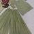 Light Green sequin and Embroidery Work Silk Blend Salwar Suit