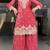 Pink sequin and Embroidery Work Silk Blend Salwar Suit
