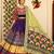 Purple Navratri Mirror Work Lehenga