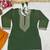 Green sequin And Embroidery Work Faux Georgette Salwar Suit