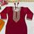 Maroon sequin And Embroidery Work Faux Georgette Salwar Suit