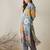 Women Grey Floral Printed Regular Pure Cotton Straight Kurta with Trousers