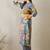 Women Grey Floral Printed Regular Pure Cotton Straight Kurta with Trousers