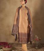 Women Bandhani Embroidered Regular Sequinned Kurta with Trousers & Dupatta