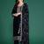 Ethnic Motifs Embroidered Regular Sequinned Kurta with Trousers & Dupatta