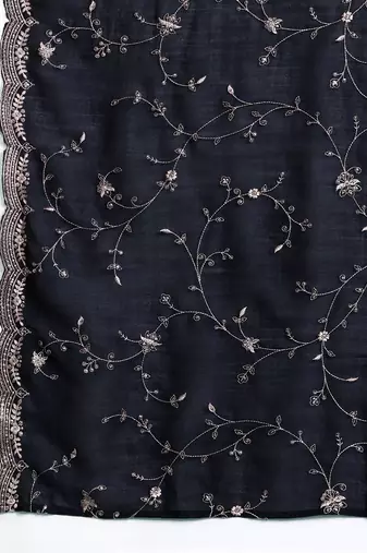 Ethnic Motifs Embroidered Regular Sequinned Kurta with Trousers & Dupatta