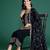 Ethnic Motifs Embroidered Regular Sequinned Kurta with Trousers & Dupatta