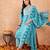 Women Floral Printed Regular Sequinned Pure Cotton Kurta with Trousers & Dupatta
