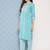 Women Floral Printed Regular Sequinned Pure Cotton Kurta with Trousers & Dupatta
