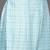 Women Turquoise Blue Floral Embroidered Mirror Work Chanderi Silk Kurta with Trousers & With