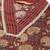 Women Maroon Floral Printed Sequinned Kurta with Palazzos & Dupatta