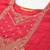 women fuchsia pink ethnic motifs yoke design kurta with trousers & dupatta