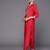 women fuchsia pink ethnic motifs yoke design kurta with trousers & dupatta