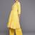 Women Yellow Printed Gotta Patti Kurta with Trousers