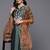 Women Green Ethnic Motifs Embroidered Kurta with Trousers & With Dupatta