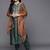 Women Green Ethnic Motifs Embroidered Kurta with Trousers & With Dupatta