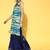 Ombre Cotton Blend Short Kurti with Sharara