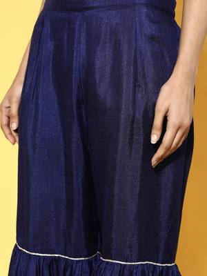 Ombre Cotton Blend Short Kurti with Sharara 6