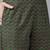 Women Green Ethnic Motifs Printed Pleated Gotta Patti Kurta with Palazzos & With Dupatta
