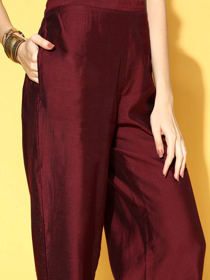Floral Cotton Blend Kurta Set