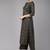Women Black Printed Kurta with Palazzos & Dupatta