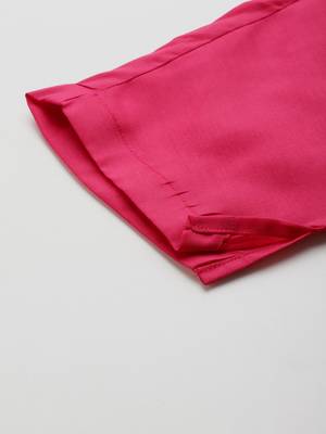 Embroidered Empire Sequinned Chanderi Silk Kurta with Trousers & Dupatta 9