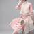 women pink  cotton ethnic motifs sequinned kurta with trousers & dupatta