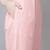 women pink  cotton ethnic motifs sequinned kurta with trousers & dupatta