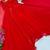 red color embroidery sequin work faux georgette gown set