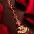 Ruby Pink Kundan Maang Tikka