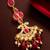 Ruby Pink Kundan Maang Tikka